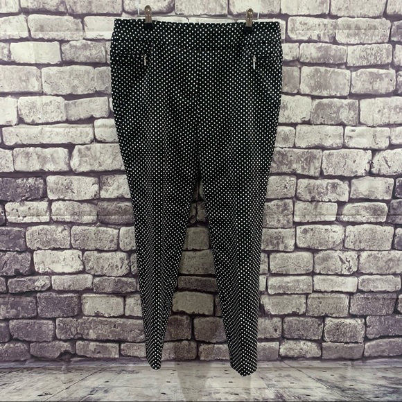Soho Pants - Soho Ankle Black & White Ankle Pants Size L